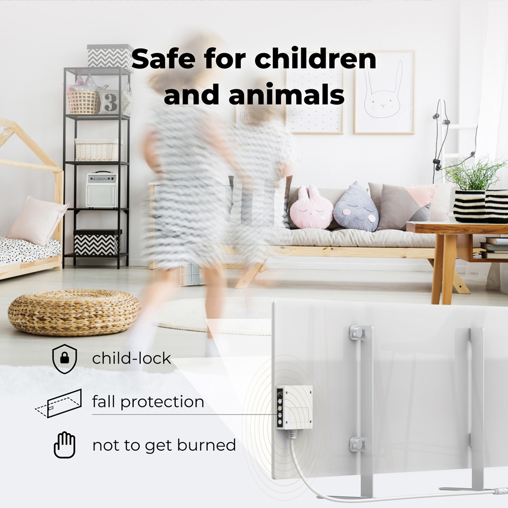 Aeno Premium Eco Smart White Heater Image 4