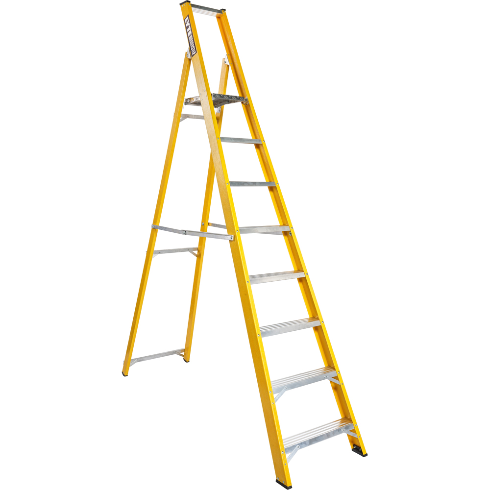 Lyte Ladders and Towers MagnaStep 8 Tread Glassfibre Platform Step Ladder Image 1