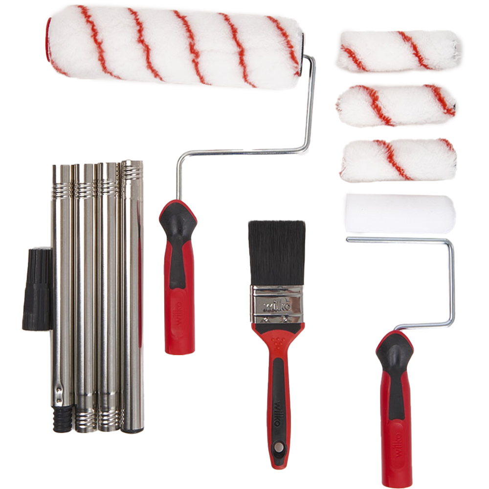 Wilko 10 Piece Decorating Kit with Extendable Pole Image 1