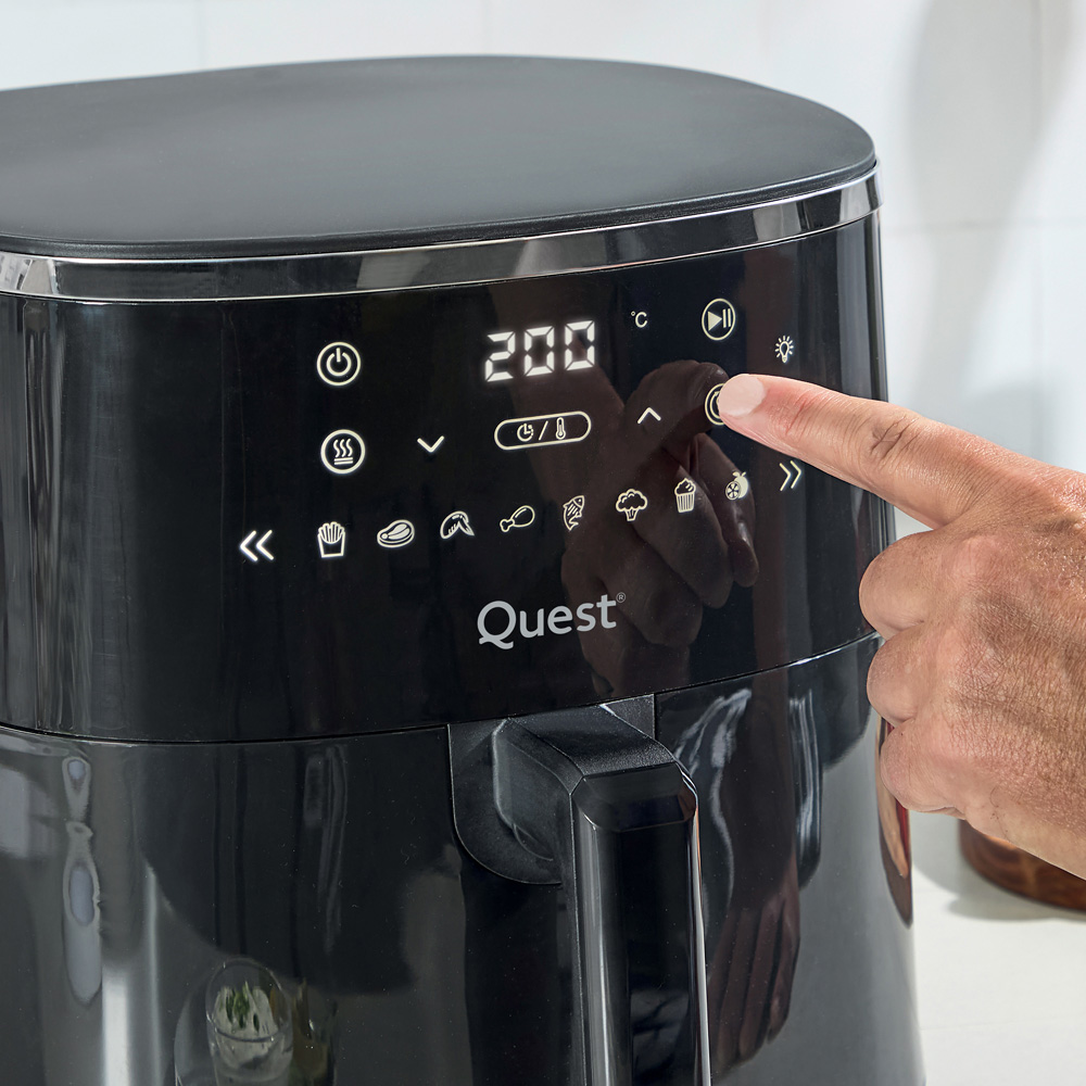 Quest 33860 Black 6L Digital Air Fryer Image 6
