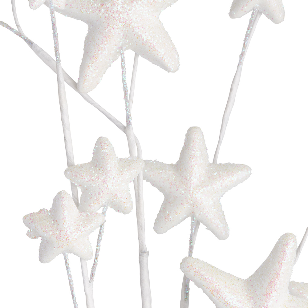 Wilko Frost White Stars Pick 6 Pack Image 3