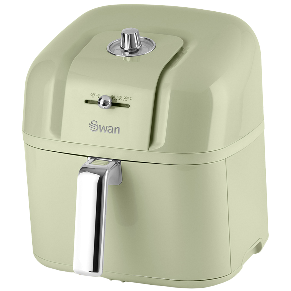 Swan SD10510GN Green 6L Retro Manual Air Fryer Image 3