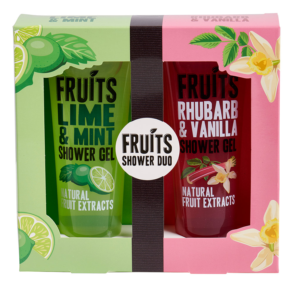 Wilko Fruits Shower Gel Duo Gift Set Image 2