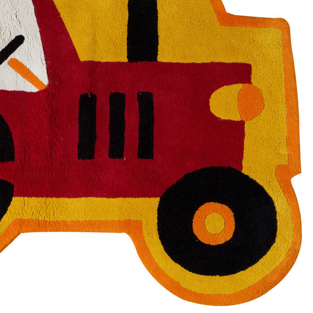 Premier Housewares Kids Tractor Rug Image 2