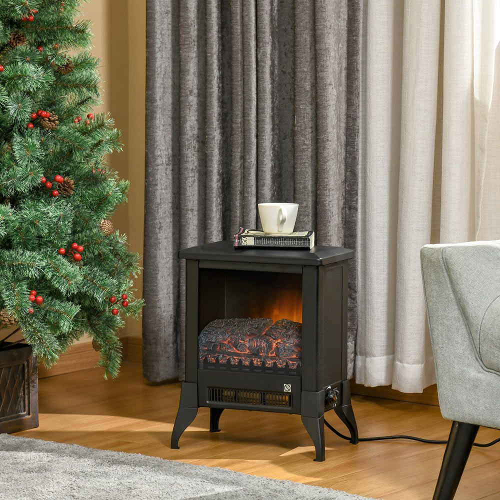 HOMCOM Ava Freestanding Electric Fireplace Heater Image 6