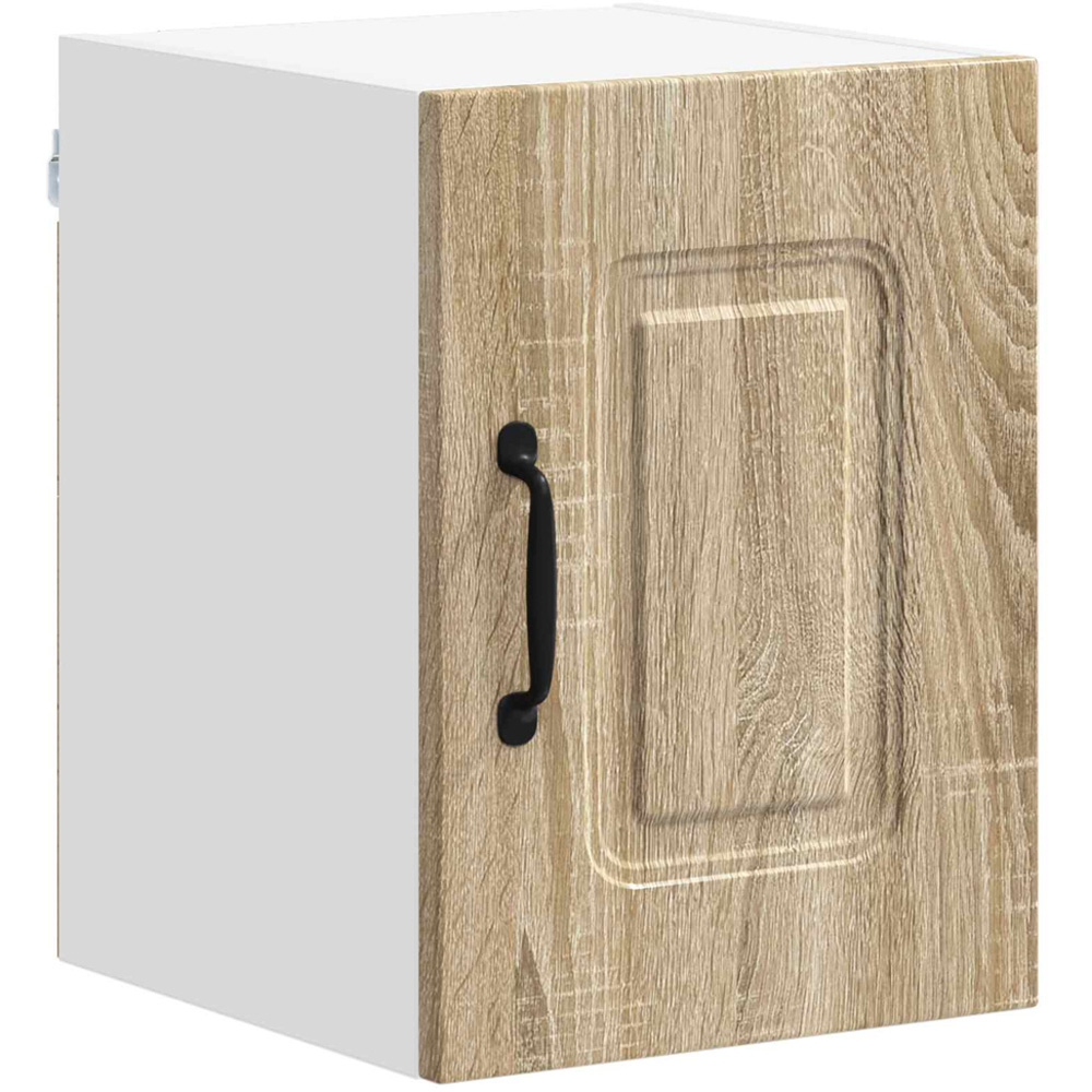 vidaXL Kalmar Single Door Sonoma Oak Wall Mounted Kitchen Cabinet Image 2