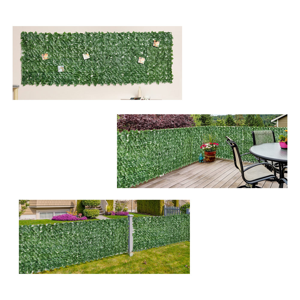 Outsunny Artificial Leaf Hedge Screen Fence Panel Image 4