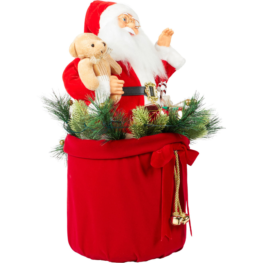 Musical Present Santa - Red Image 2