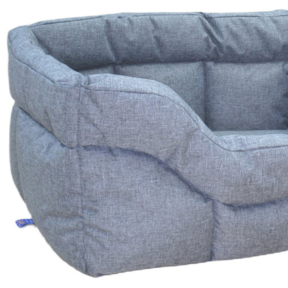 P&L XL Grey Heavy Duty Dog Bed Image 3