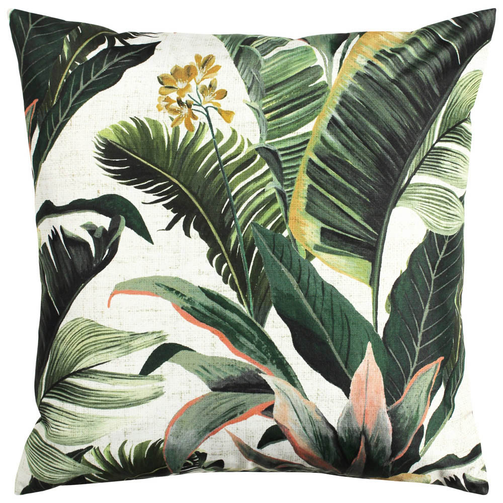 furn. Hawaii Tropical Multicolour UV and Water Resistant Outdoor Cushion Image 1