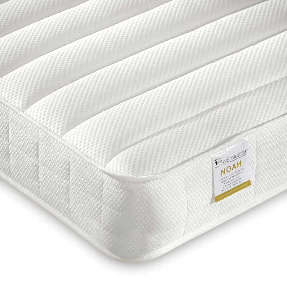 Bedmaster Lacy White Storage Mid Sleeper with Memory Foam Mattress Image 3