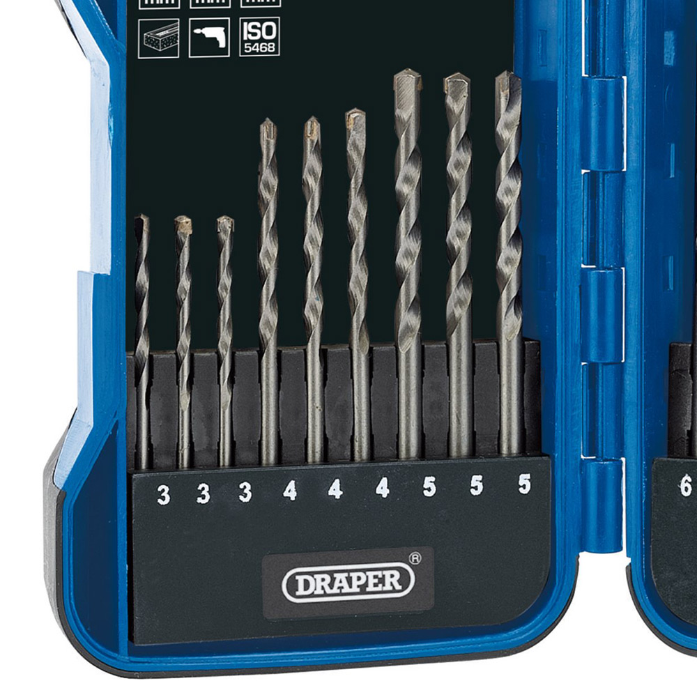 Draper 15 Piece Masonry Drill Bit Set Image 2