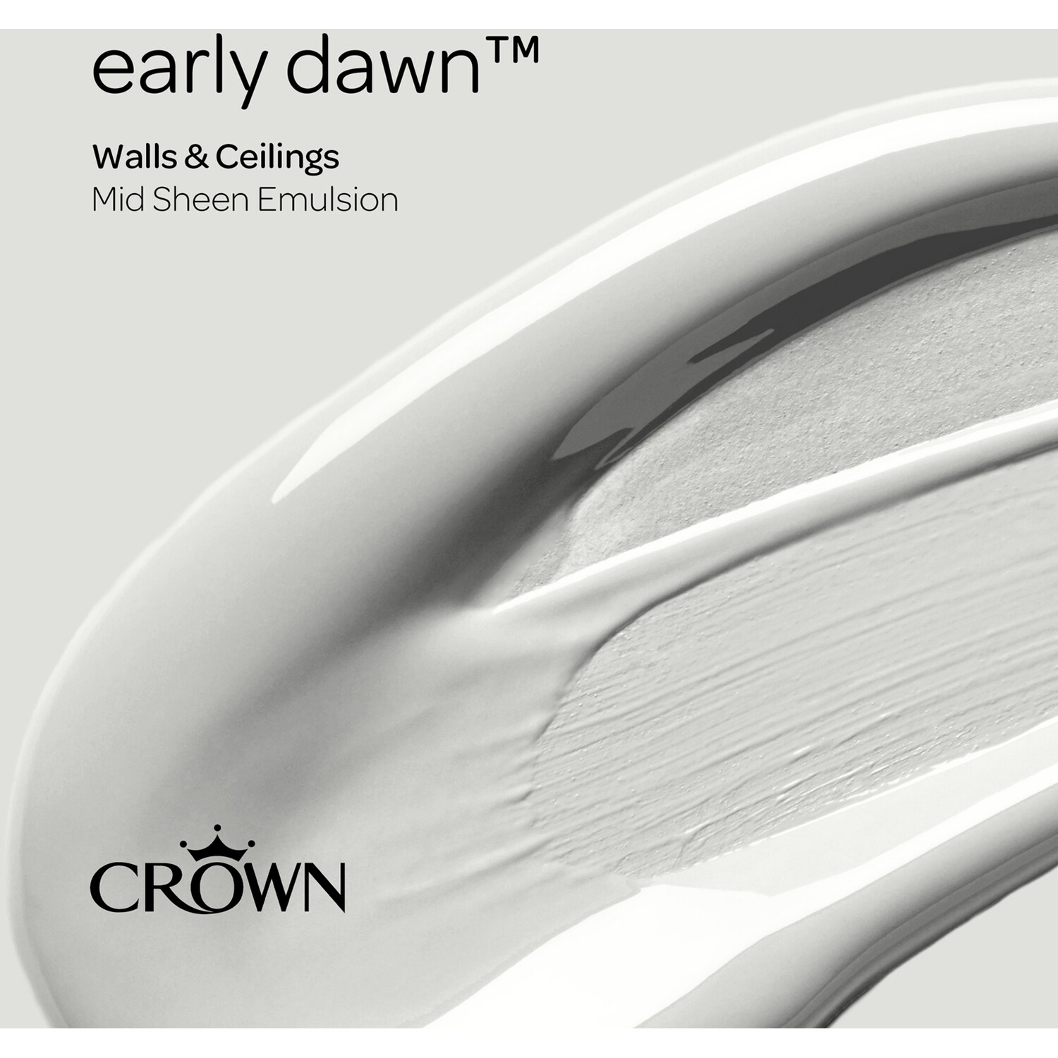 Crown Walls & Ceilings Early Dawn Mid Sheen Emulsion Paint 2.5L Image 4