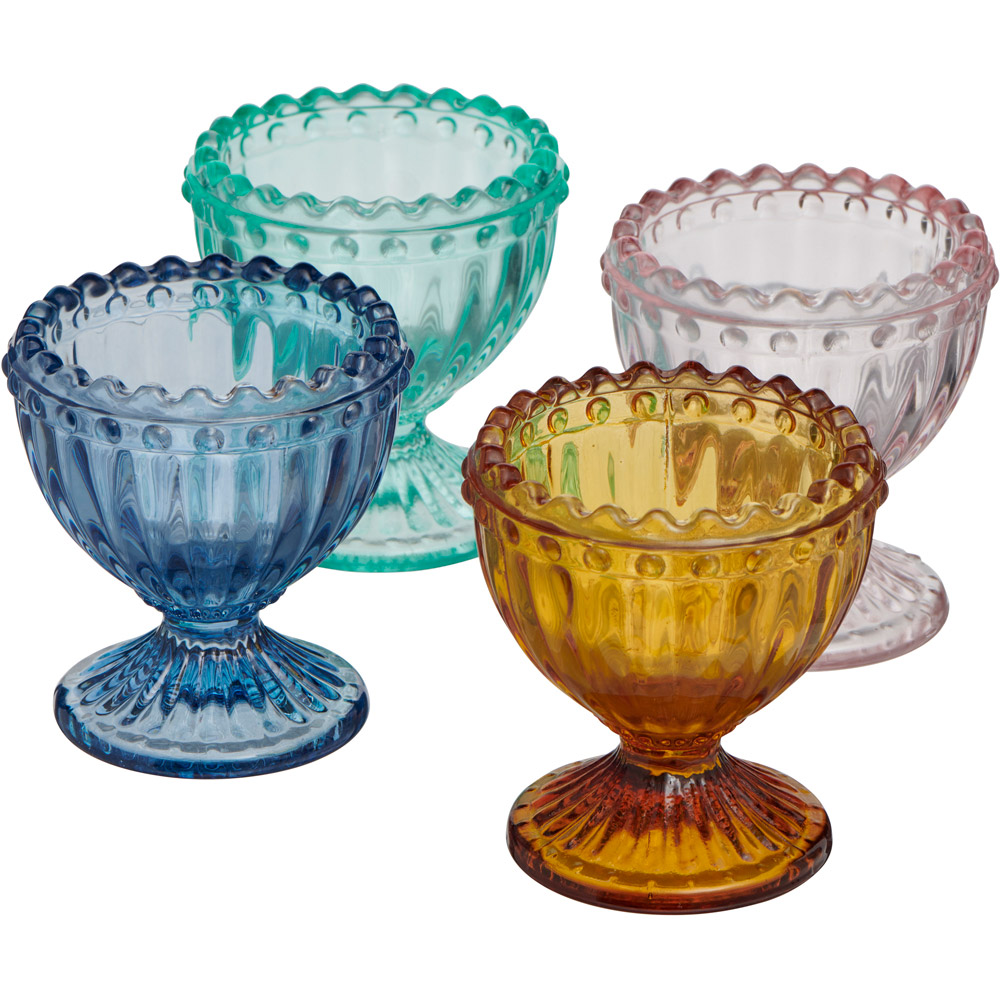 Wilko Glass Egg Cups 4 Pack Image 1