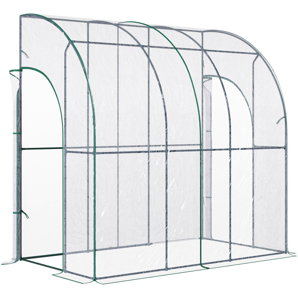 Outsunny Clear PVC 7 x 3.9ft Greenhouse Image 1