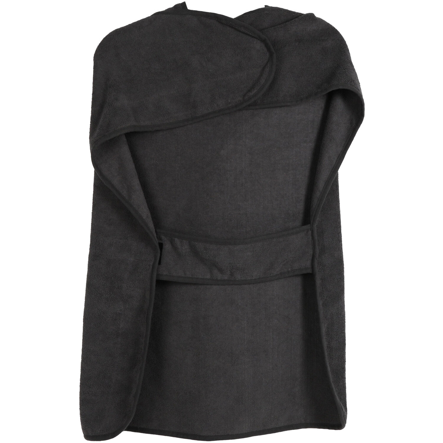 Hooded Pet Drying Robe - Black Image 3