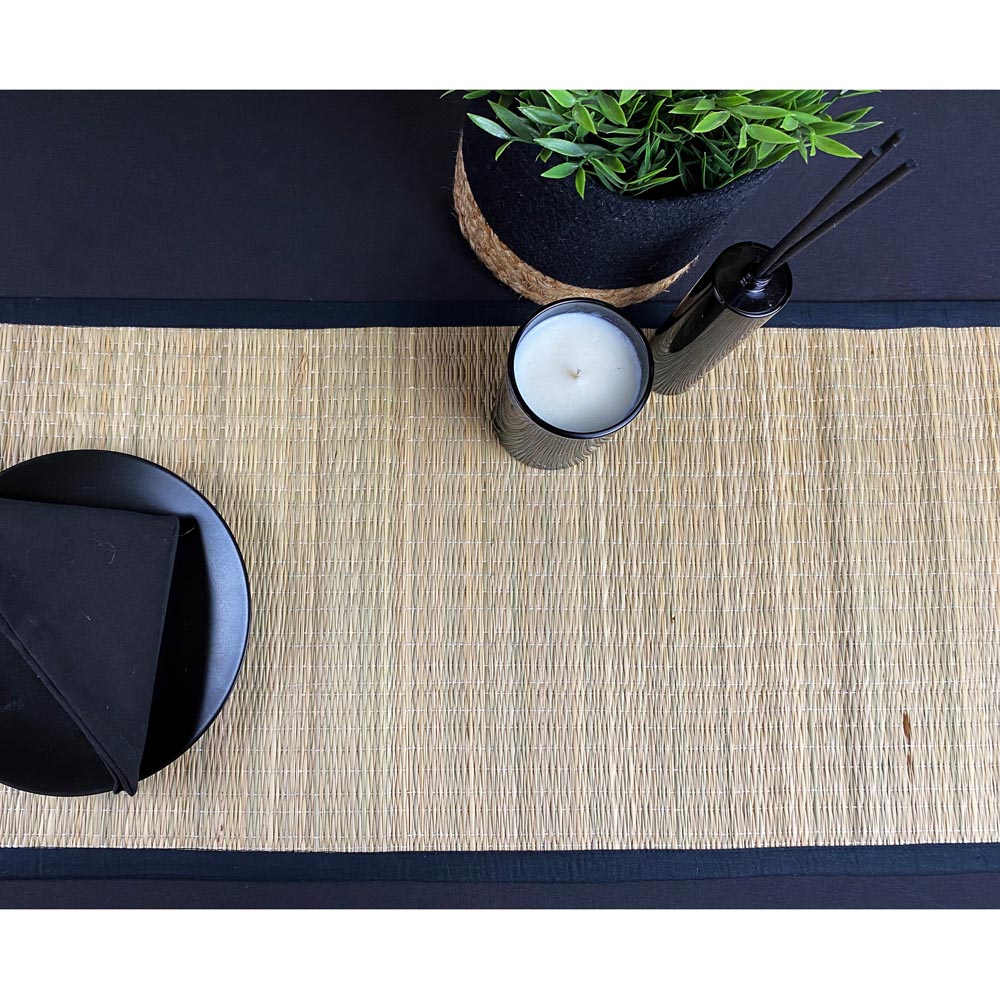 Spey Black Drygrass Table Runner Image 2