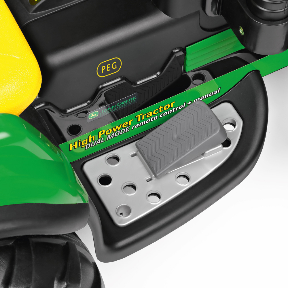 Peg John Deere RC Kids Electric Tractor with Trailer 12V Image 8