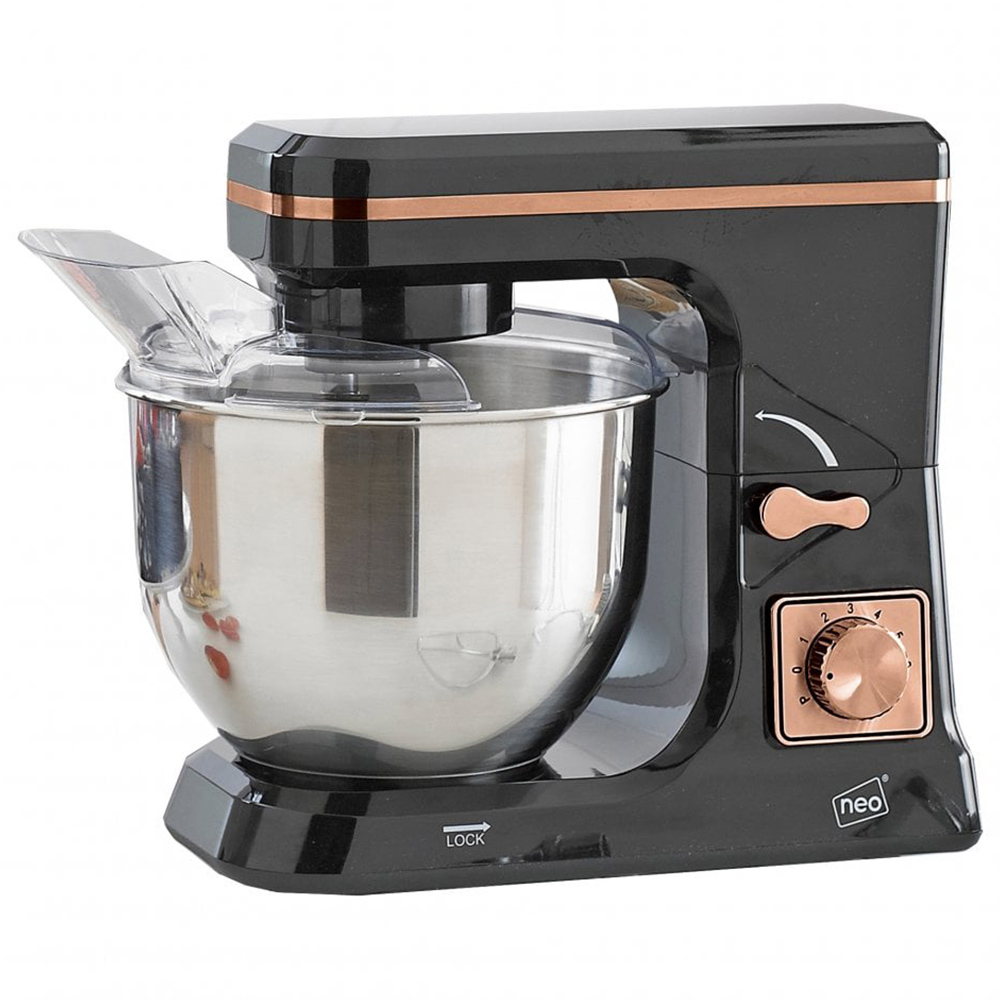 Neo Copper Black 5L 6 Speed 800W Electric Stand Food Mixer