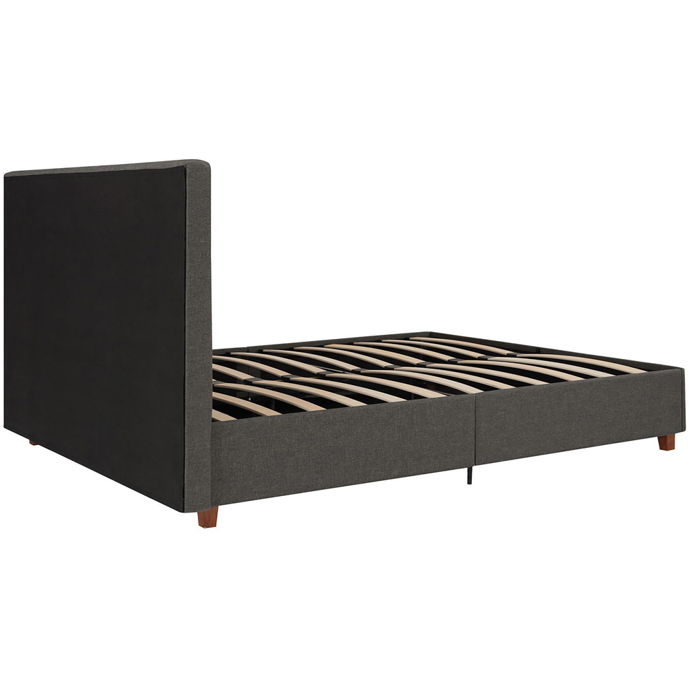 Dorel Emily Double Linen Upholstered Bed Image 6