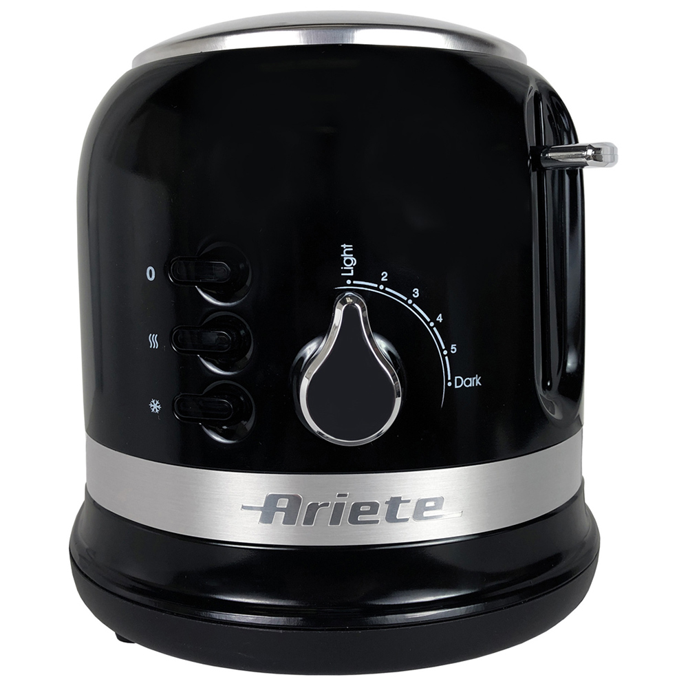 Ariete Moderna Black Kettle, 2 Slice Toaster, Espresso Coffee Maker Set Image 8