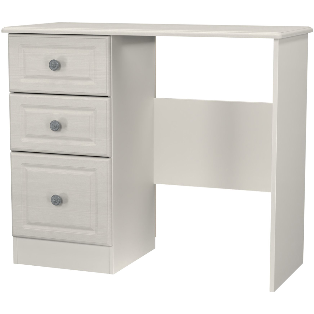 Crowndale Pembroke 3 Drawer Grey Ash Vanity Dressing Table Ready Assembled Image 3