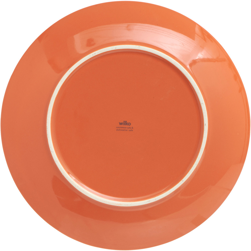 wilko Mezze Orange Dinner Plate Image 2