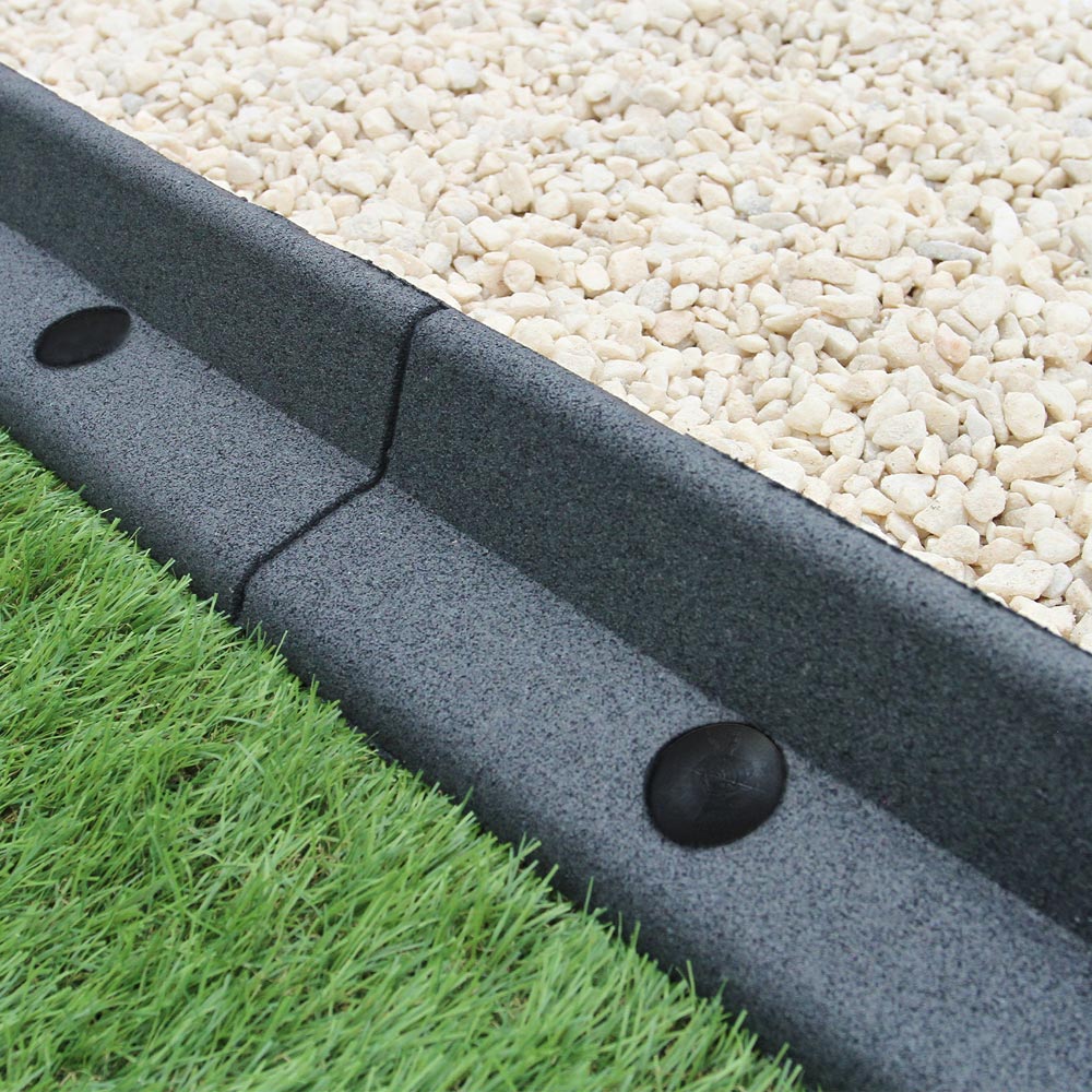 6 x 1.2M Flexible Lawn Edging - Grey Image 4