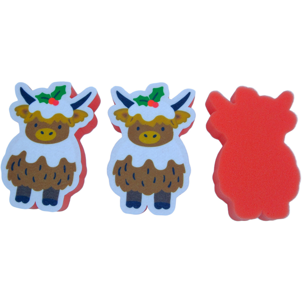 Pack of 3 Christmas Cleaning Sponges Image 5