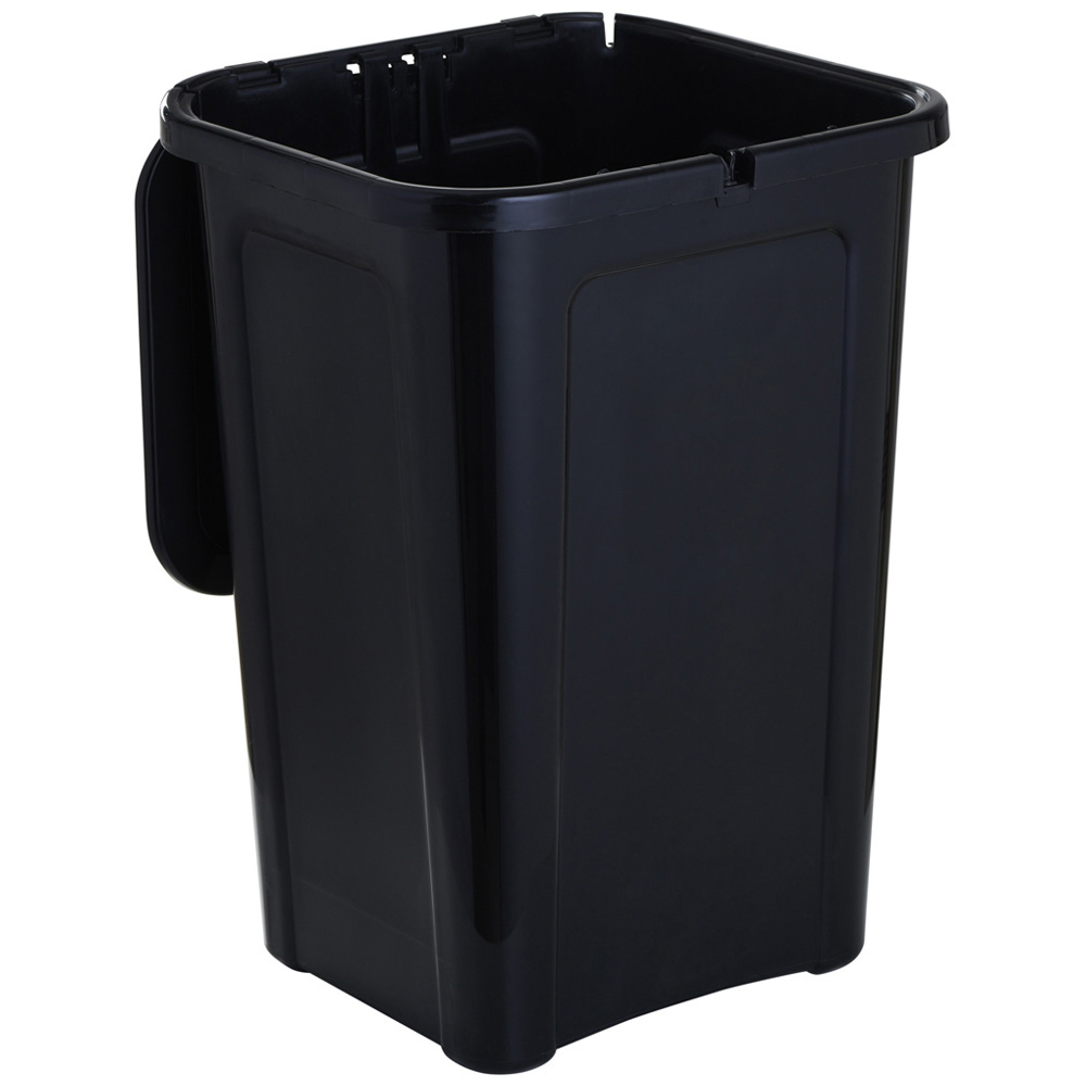 wilko Black 2-in-1 Recycling Bin 45L Image 2