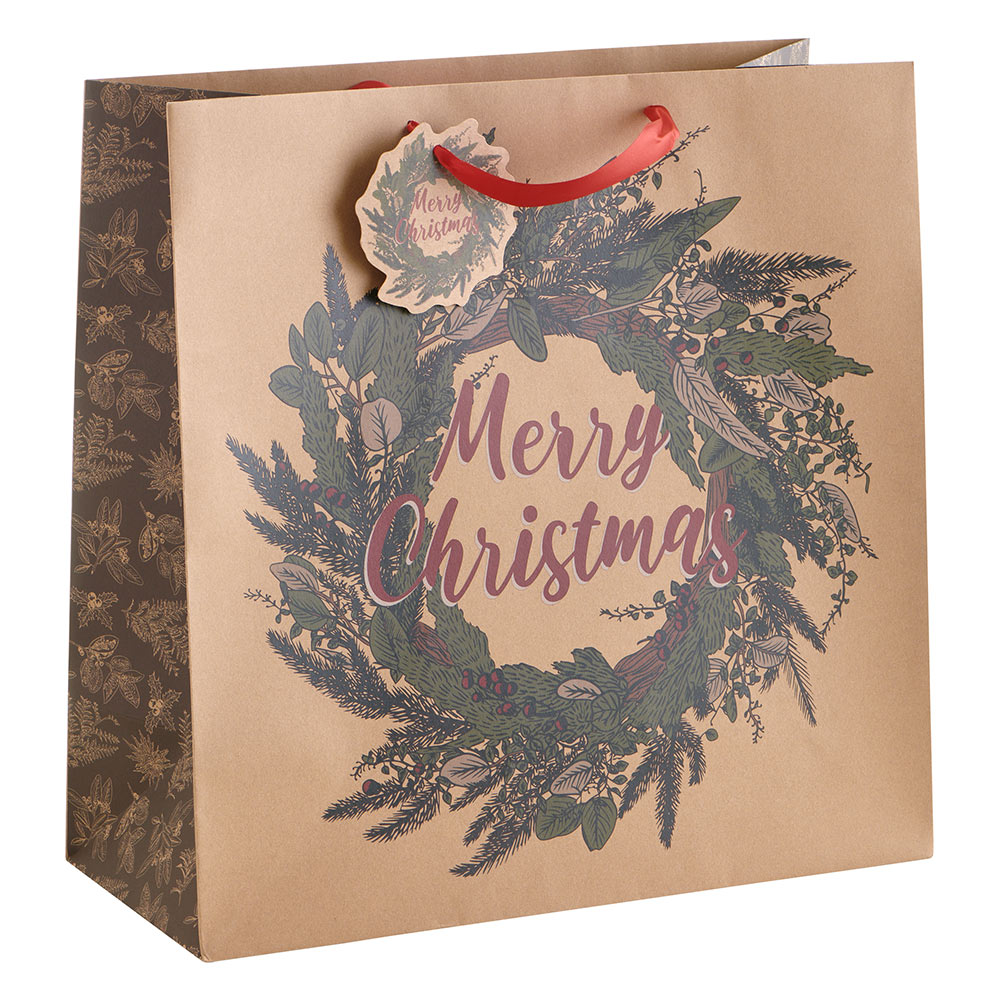 Wilko Winter Fables Extra Large Gift Bag Image 1