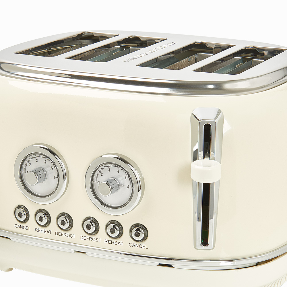 Wilko Cream 4 Slices Toaster Image 5