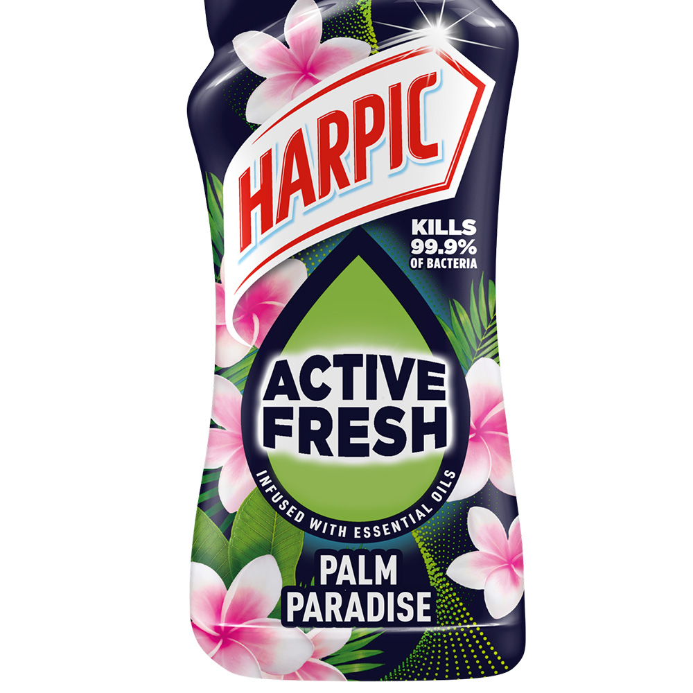 Harpic Active Fresh Palm Paradise Toilet Cleaning Gel 750ml Image 3