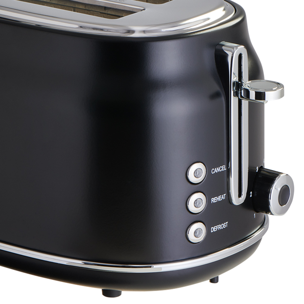 Wilko Matt Black 2Slice Toaster Wilko