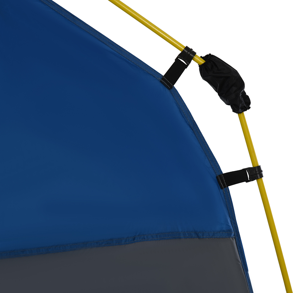 Outsunny 4 Person Pop Up Tent Grey/Blue Image 4
