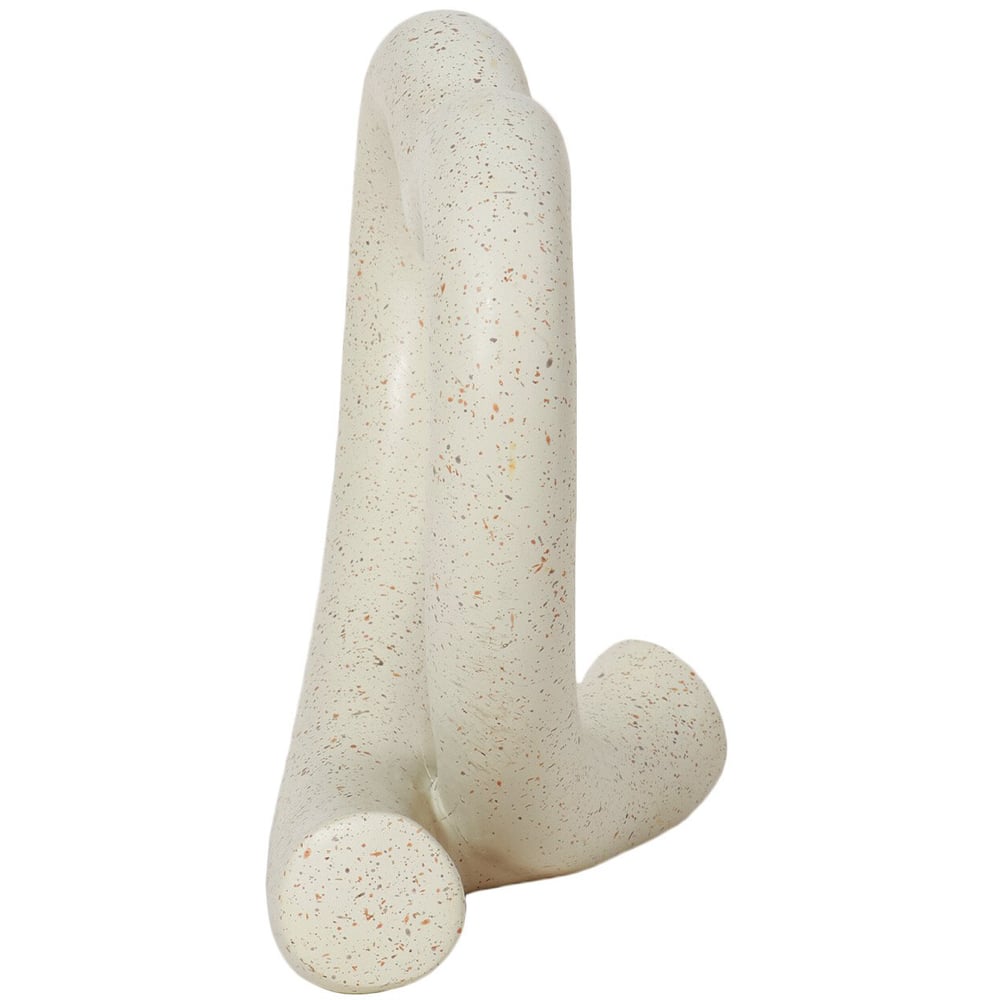 Speckle Heart Ornament - White Image 3