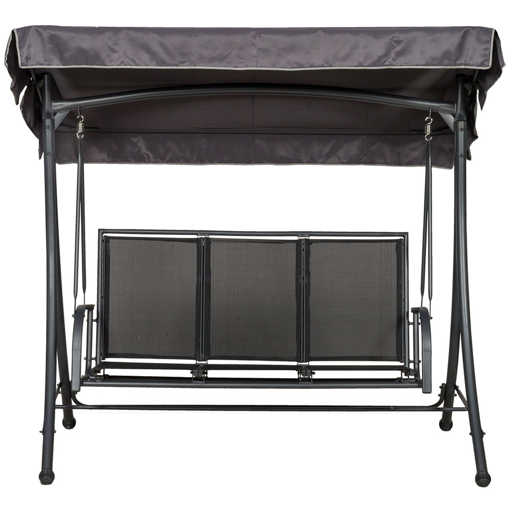 Royalcraft Sorrento 3 Seater Black Swing Chair Image 2