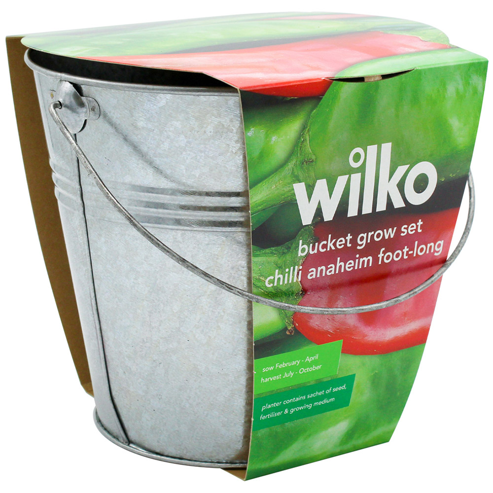 Wilko Foot Long Chilli Grow Bucket Image 2
