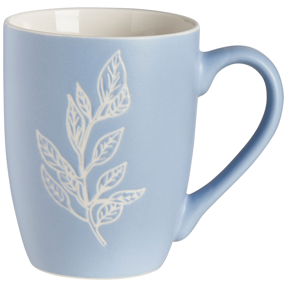 Wilko Blue Floral Linesketch Mug Image 1
