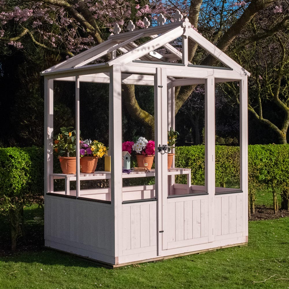 Shire Holkham Wooden 6 x 4ft Greenhouse Image 2