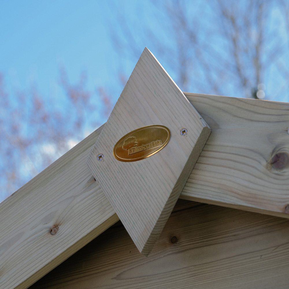 Forest Garden Timberdale 10 x 8ft Pressure Treated Apex Wooden Shed Image 7