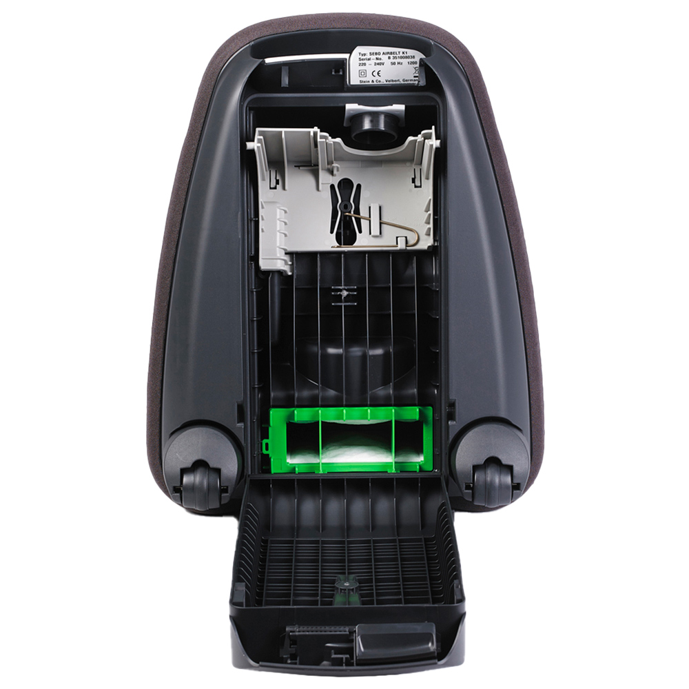 Sebo Airbelt K1 Pet Epower Cylinder Bagged Black Vacuum Cleaner 890W Image 3