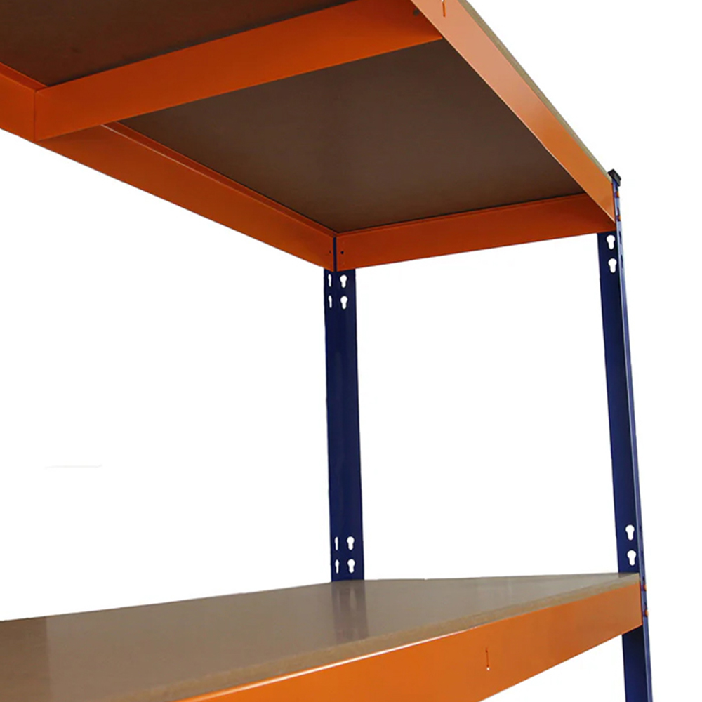 Monster Shop S-Rax Blue and Orange Metal Racking Units 180 x 150 x 50cm 5 Pack Image 5