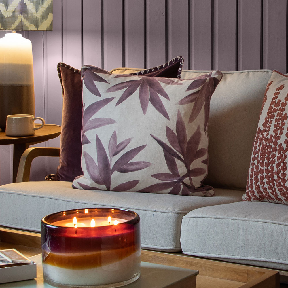 Voyage Maison Silverwood Dusk Printed Feather Rich Cushion 50 x 50cm Image 2