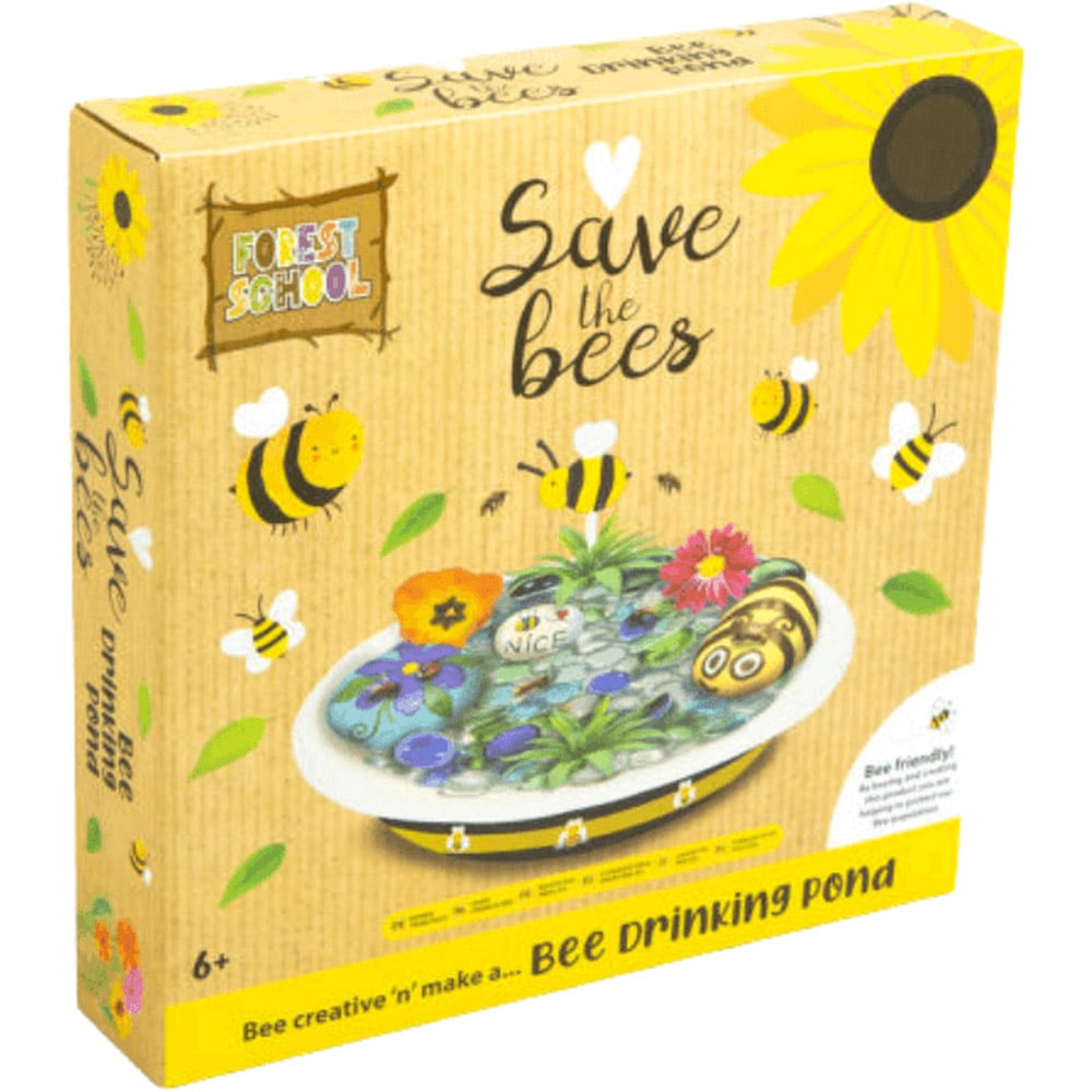 Bee Drinking Pond Image 1