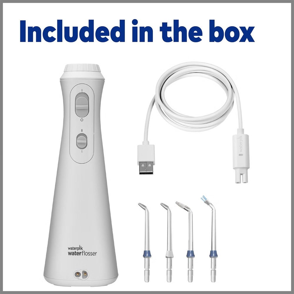 Wahl Waterpik White Rechargeable Cordless Water Flosser Image 6