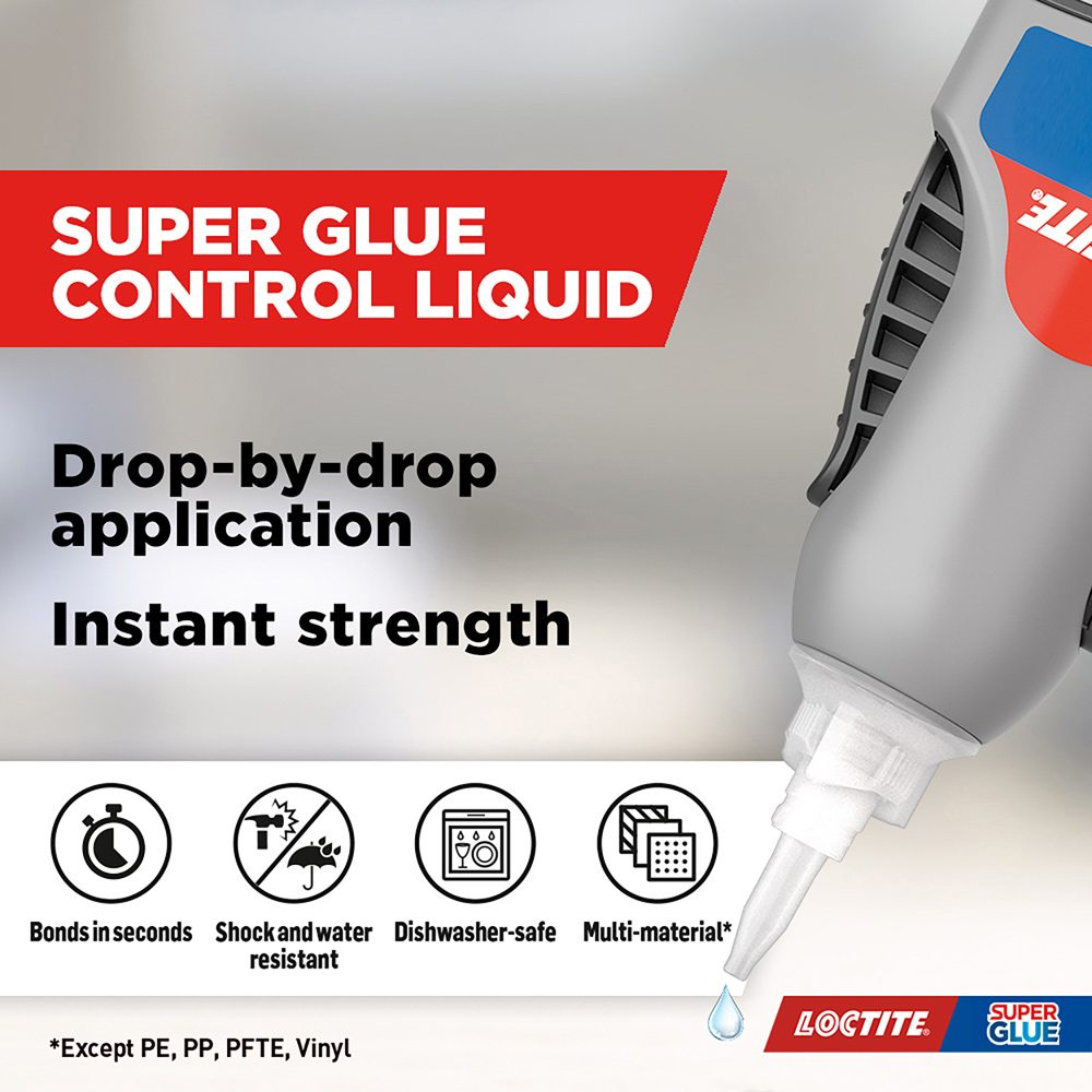 Loctite Super Glue Liquid Control 4g Image 5