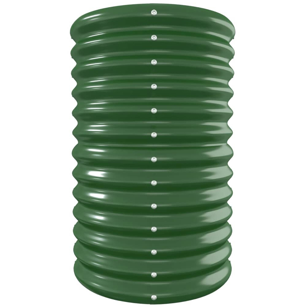 vidaXL Green Metal Raised Garden Bed 332 x 40 x 68cm Image 3