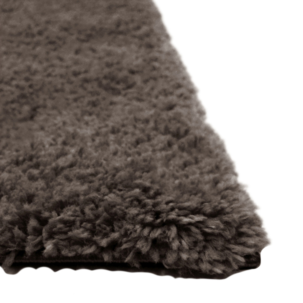 Homemaker Charcoal Snug Plain Shaggy Rug 160 x 230cm Image 5