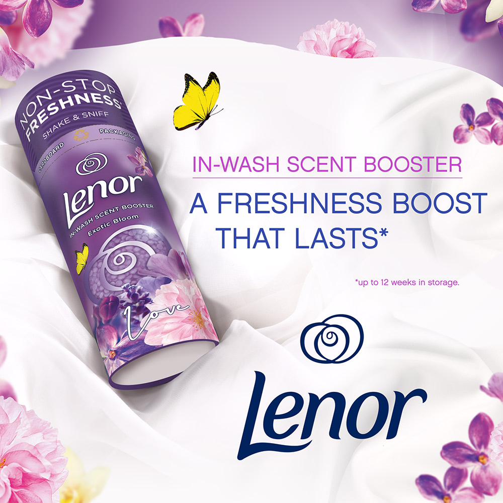 Lenor In Wash Exotic Bloom Scent Booster Beads 176g Image 4